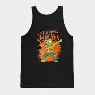 Halloween Happy Halloween Funny Zombie Costume Tank Top